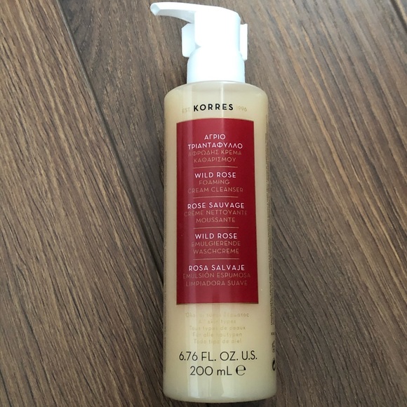 korres wild rose cleanser